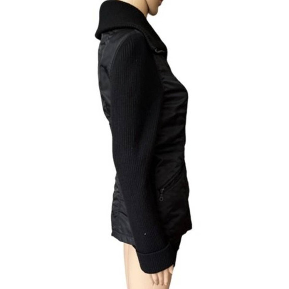 SISLEY Black Lined Jacket Made in Italy, XS - Picture 5 of 10